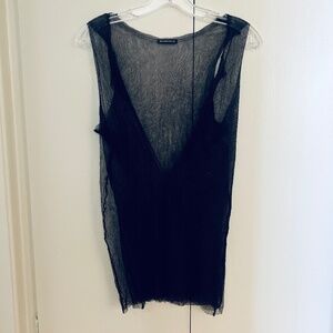 Ann Demeulemeester sheer top